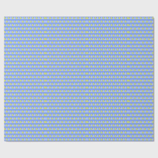 Papier Cadeau Canard bleu en caoutchouc (Plat)