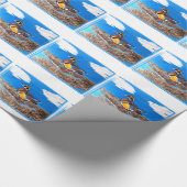 PAPIER CADEAU CANARD BOISÉ (Coin)