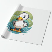 Papier Cadeau canard-colvert (Déroulé)