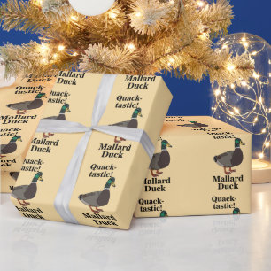 Papier Cadeau Canard colvert coin-coin fantastique