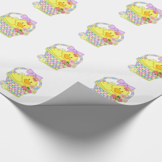 Papier Cadeau Canard de Pâques (Coin)
