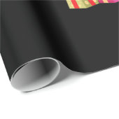 Papier Cadeau Canard en caoutchouc Arbre de Noël Canard de Noël (Coin rond)