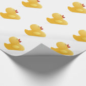 Papier Cadeau Canard en caoutchouc jaune (Coin)