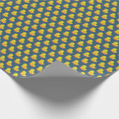 Papier Cadeau Canard en caoutchouc jaune, mignon, motif sans sou (Coin)