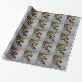 Papier Cadeau canard siffleur Noir-gonflé (Déroulé)
