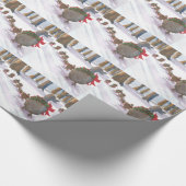 Papier Cadeau canards à Boston commun pendant les vacances (Coin)