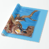 Papier Cadeau Canards branchus (Déroulé)