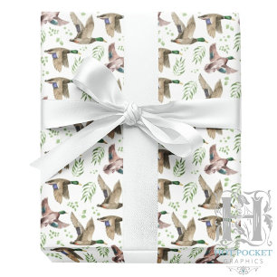 Papier Cadeau Canards Colverts