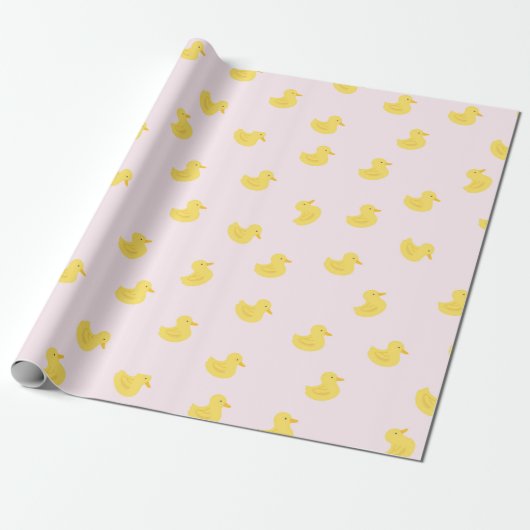 Papier Cadeau Canards en caoutchouc (Déroulé)