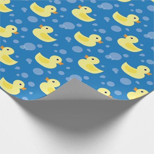 Papier Cadeau Canards en caoutchouc (Coin)