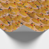 Papier Cadeau Canards en caoutchouc jaune Motif animal (Coin)