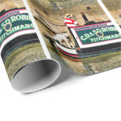 PAPIER CADEAU CANAUX (Coin rond)