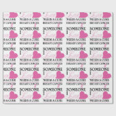Papier Cadeau Cancer du sein (Plat)