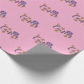 Papier Cadeau Cancer Star Enveloppement papier papier rose Arriè (Coin)