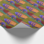 Papier Cadeau Cancrelats de Halloween (Coin)