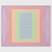 Papier Cadeau Candy Cake Pastel Bloc de couleur (Plat)