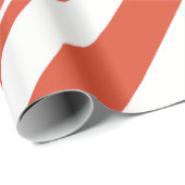 Papier Cadeau Candy Cane Chorus-Big Stripe Diagonal (Coin rond)