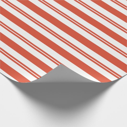 Papier Cadeau Candy Cane Chorus-Big Stripe Wrapping Paper (Coin)