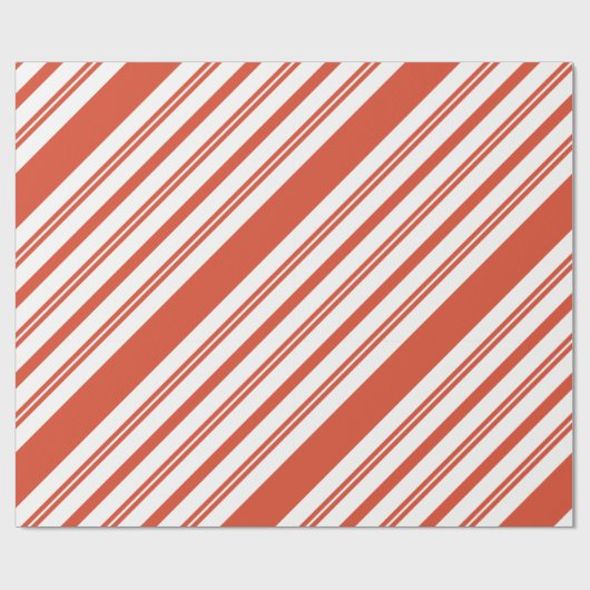 Papier Cadeau Candy Cane Chorus-Stripe-Diagonal (Plat)