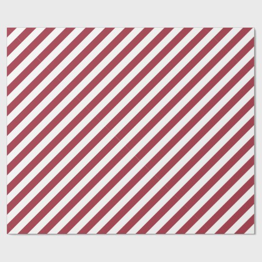 Papier Cadeau Candy Cane Stripes (Plat)