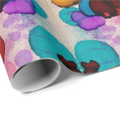 Papier Cadeau Candy Clown (Coin rond)
