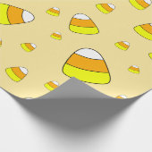 Papier Cadeau Candy Corn Motif Halloween (Coin)