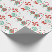 Papier Cadeau Candy de Noël (Coin)