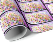 Papier Cadeau Candy Heart Cake (Coin rond)