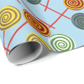 Papier Cadeau Candy pattern | Lollies 1lipop (Coin rond)