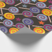 Papier Cadeau Candy pattern | Lollies 1lipop (Coin)