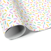 Papier Cadeau Candy Sprinkles Wrapping Paper (Coin rond)
