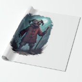 Papier Cadeau Cane Corso effrayant (Déroulé)