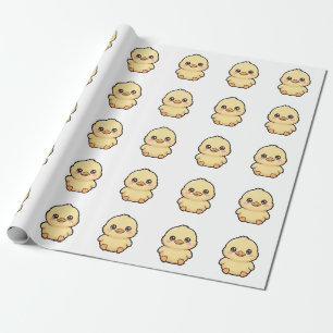 Papier Cadeau Caneton bébé mignon
