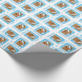 Papier Cadeau Caniche heureux de Howlidays (Coin)