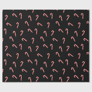 Papier Cadeau Canne de bonbon