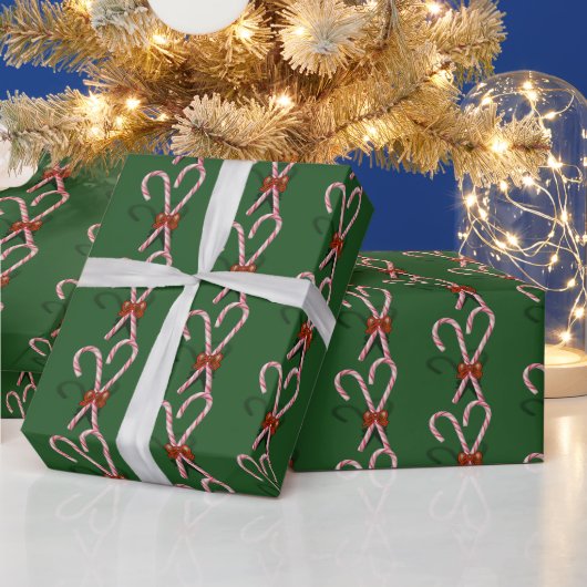 Papier Cadeau Canneberges de Noël (Vacances)