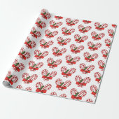 Papier Cadeau Canneberges de noël (Déroulé)