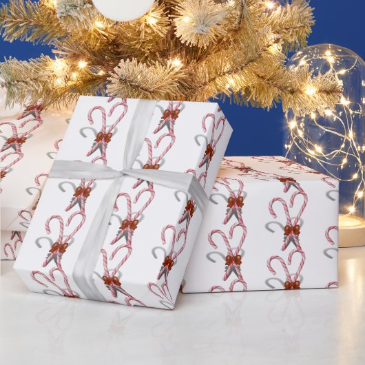 Papier Cadeau Canneberges de Noël (Vacances)