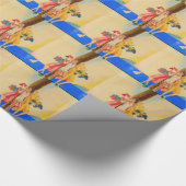 Papier Cadeau Cannes vintage (Coin)