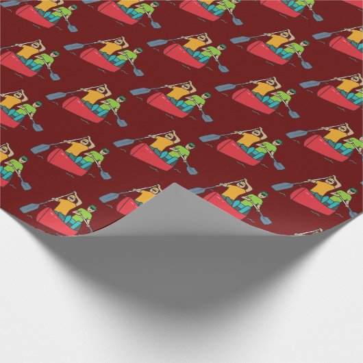 Papier Cadeau Canoë (Coin)
