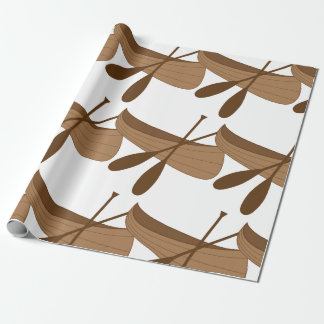 Papier Cadeau Canoë et pédales