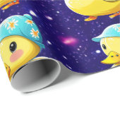 Papier Cadeau Caoutchouc Cute Charme Thème Inspiré (Coin rond)