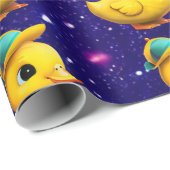 Papier Cadeau Caoutchouc Cute Charme Thème Inspiré (Coin rond)