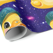 Papier Cadeau Caoutchouc Cute Charme Thème Inspiré (Coin rond)