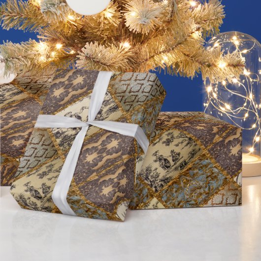 Papier Cadeau Capétienne Elegant Quilt No 5 Toile FrançaisT (Vacances)