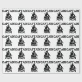 Papier Cadeau Capitaine (Plat)