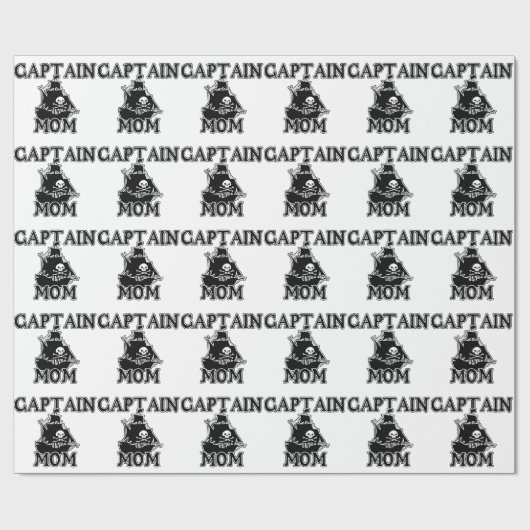 Papier Cadeau Capitaine (Plat)