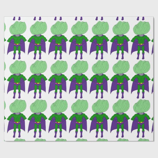 Papier Cadeau Capitaine Cabbage (Plat)