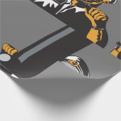 Papier Cadeau Capitaine de sous-marin nautique utilisant un peri (Coin)