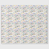 Papier Cadeau Capitaine du jeune garçon marin nautique (Plat)